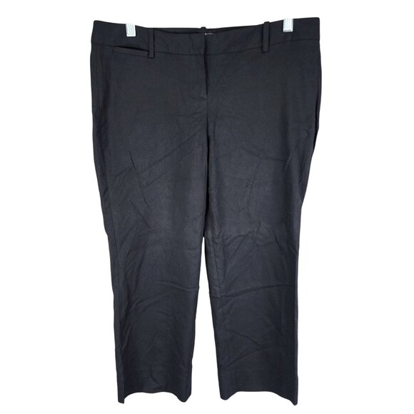 Womens Black The Limited Drew Fit Capri Pants Mid Rise Stretch Size 10 - Picture 1 of 12